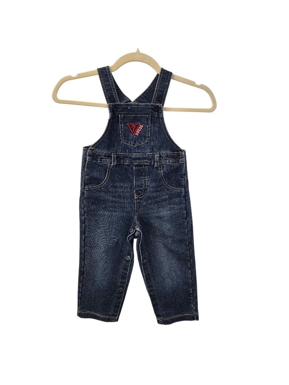Guess Denim Overalls with Adjustable Straps Size 24 Months